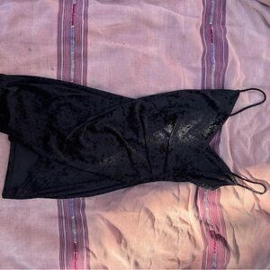 Joe Fresh Black Velvet Chemise